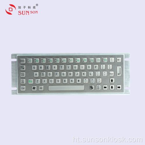 IP65 Klavye Metal ak Touch Pad